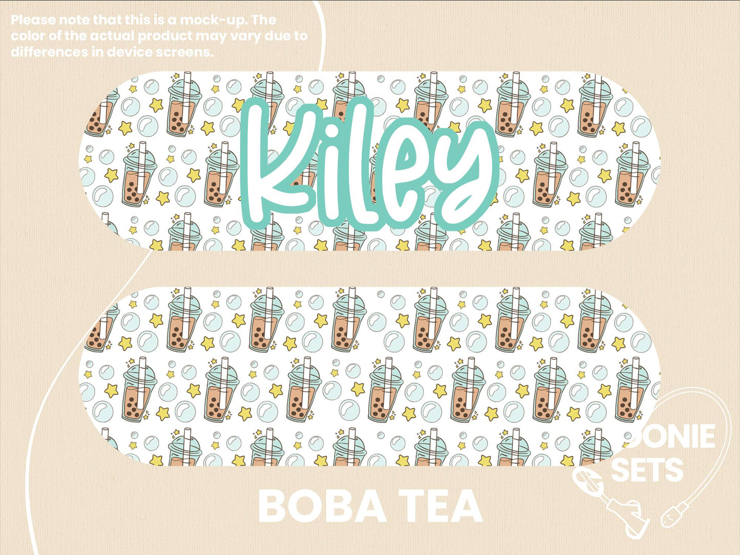 Feeding Tube TPN Pump Sticker: Drinks Collection - Lemon Lime, Boba, Cola, Coffee