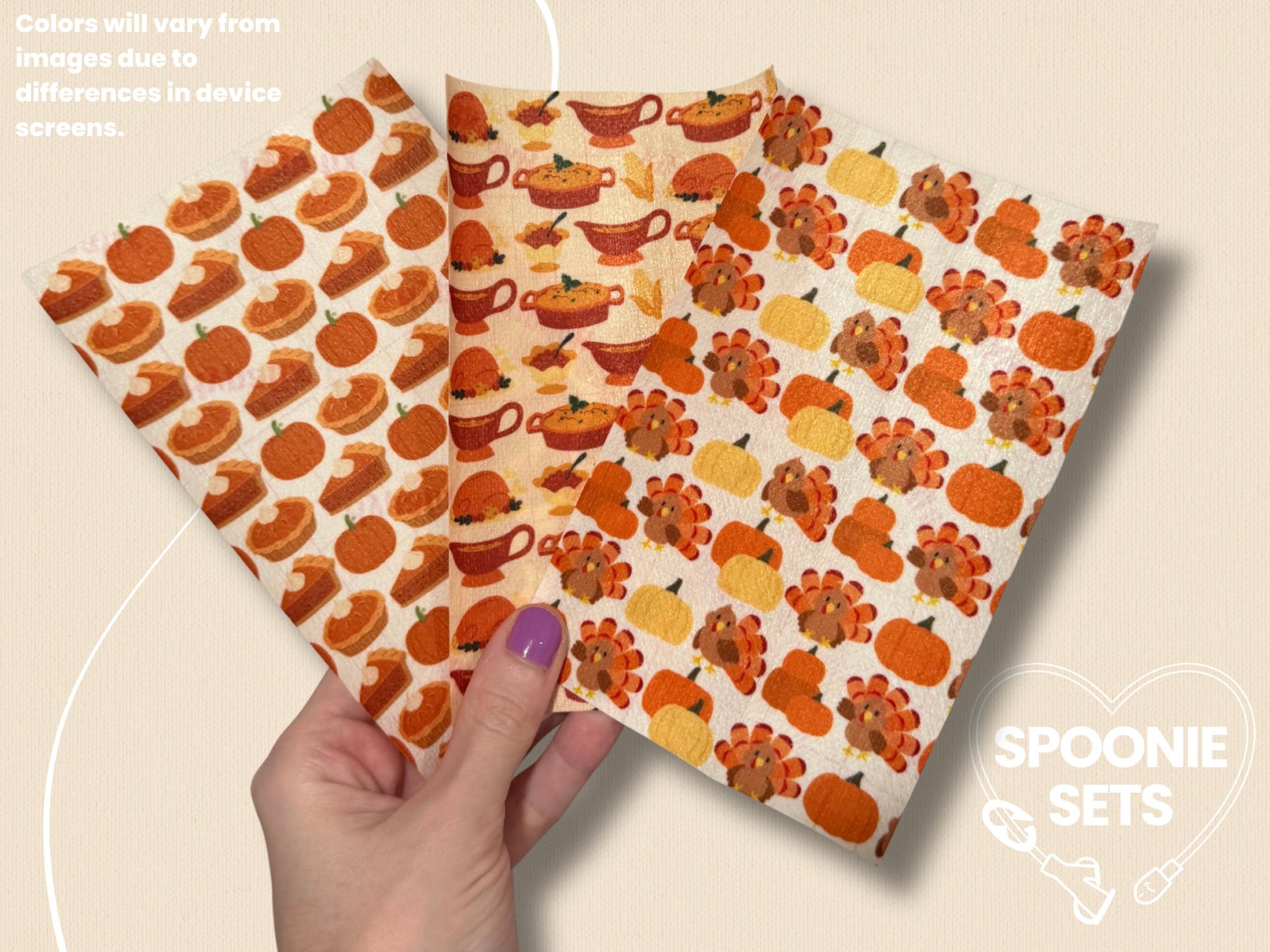 Thanksgiving Tubie Tape: Turkey, Pumpkin Pie, Holiday Dinner-1-Spoonie Sets