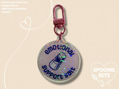 Emotional Support Salt Keychain Bundle-3-Spoonie Sets