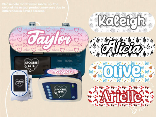 Feeding Tube TPN Pump Sticker: Album Collection Designs