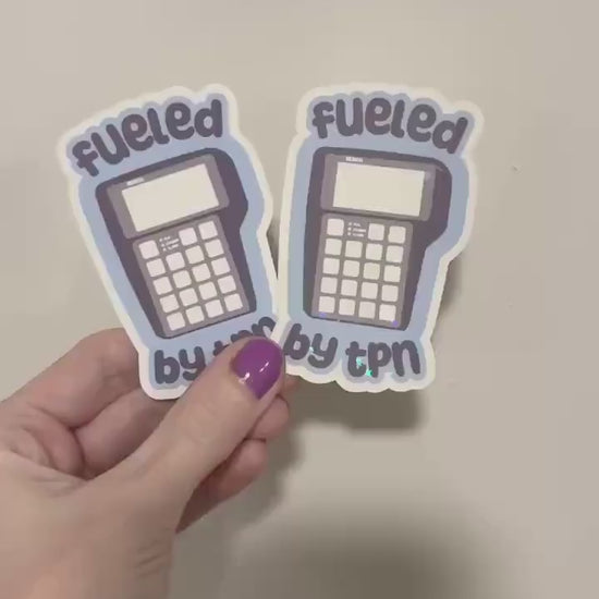 Fueled by TPN Sticker: Holo Glitter Chronic Illness Decal